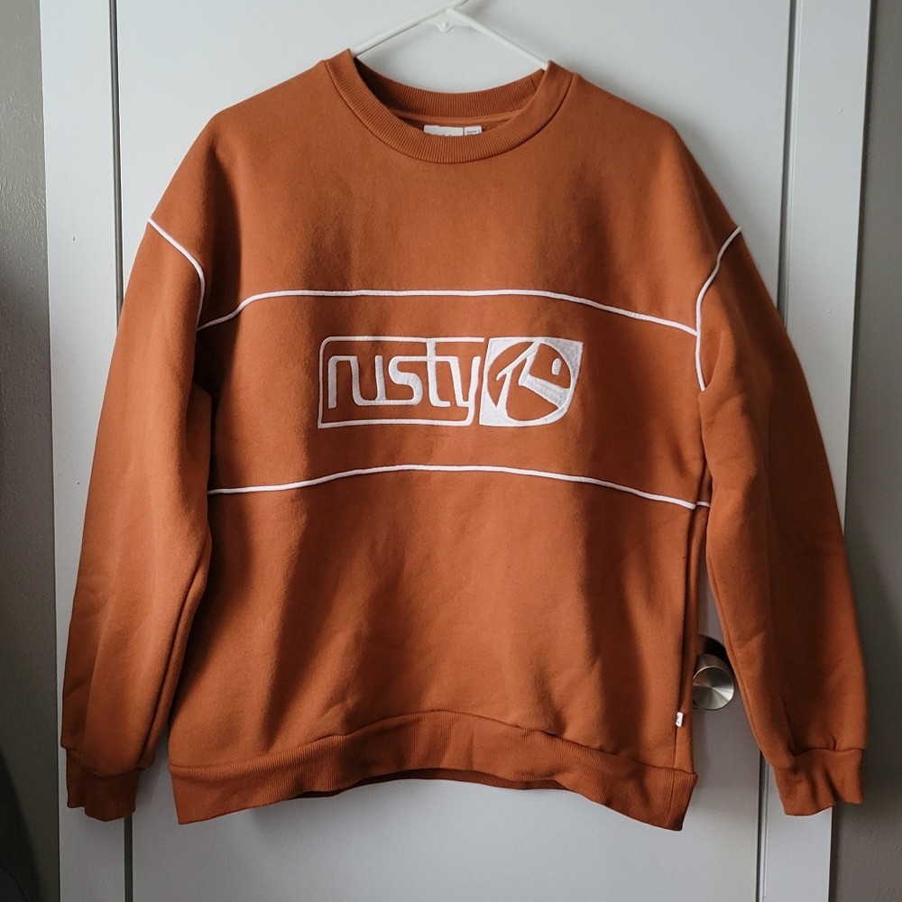 Rusty Orange Crewneck Sweatshirt